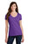 Port & Company® Ladies Fan Favorite V-Neck Tee. LPC450V - PURPLE