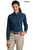 LSP10 Port & Company Ladies' Long Sleeve Denim - LogoShirtsWholesale                                                                                                     
 - 2