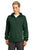 Sport-Tek® Ladies Colorblock Hooded Raglan Jacket. LST76 -FOREST GREEN