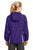 Sport-Tek® Ladies Colorblock Hooded Raglan Jacket. LST76 - PURPLE