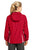 Sport-Tek® Ladies Colorblock Hooded Raglan Jacket. LST76 - TRUE RED