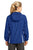 Sport-Tek® Ladies Colorblock Hooded Raglan Jacket. LST76 - TRUE ROYAL