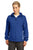 Sport-Tek® Ladies Colorblock Hooded Raglan Jacket. LST76 - TRUE ROYAL