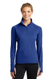 Sport-Tek® Ladies Sport-Wick® Stretch 1/2-Zip Pullover. LST850 - LogoShirtsWholesale                                                                                                     
 - 1