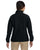 M990W Harriton Ladies' 8 oz. Full-Zip Fleece - BLACK