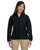 M990W Harriton Ladies' 8 oz. Full-Zip Fleece - BLACK