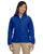 M990W Harriton Ladies' 8 oz. Full-Zip Fleece - ROYAL