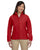 M990W Harriton Ladies' 8 oz. Full-Zip Fleece - RED