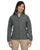 M990W Harriton Ladies' 8 oz. Full-Zip Fleece - CHARCOAL