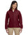 M990W Harriton Ladies' 8 oz. Full-Zip Fleece - WINE