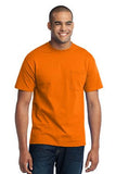 Port & Company® - 50/50 Cotton/Poly T-Shirt with Pocket. PC55P- Safety Colors - LogoShirtsWholesale                                                                                                     
 - 1