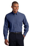 Port Authority® Tall Crosshatch Easy Care Shirt. TLS640 - DEEP BLUE