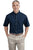 SP11 Port & Company Short Sleeve Denim Shirt - LogoShirtsWholesale                                                                                                     
 - 1