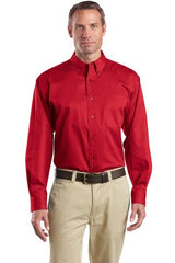 CornerStone® - Long Sleeve SuperPro Twill Shirt. SP17. - LogoShirtsWholesale                                                                                                     
 - 1