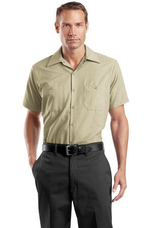 【SATIIIZ】Hael Patch Ripstop Short Sleeve Shirt Men's Short Sleeve Pro+ Work Shirt with OilBlok and MIMIX