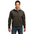 PORT-TLJ790-Brown-Chrome : Port Authority TLJ790 Tall Glacier Soft Shell Jacket -Brown/Chrome