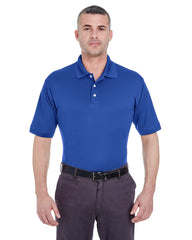 U8315 UltraClub Men's Platinum Performance Piqué Polo - COBALT