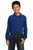 Y320 Port Authority® - Youth Long Sleeve Pique Knit Shirt - LogoShirtsWholesale                                                                                                     
 - 5