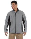 D997 Devon & Jones Men's Soft Shell Colorblock Jacket - LogoShirtsWholesale                                                                                                     
 - 1