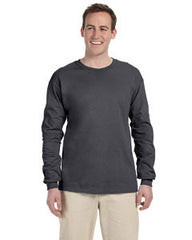G240 Gildan 6.1 oz. Ultra Cotton® Long-Sleeve T-Shirt - LogoShirtsWholesale                                                                                                     
 - 1